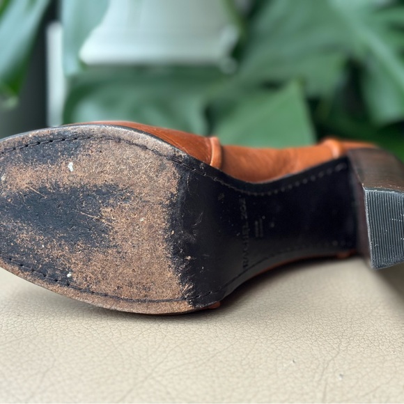 Rachel Zoe cognac boots 5” heel - Picture 7 of 7